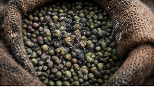 Mould damage affecting bagged produce